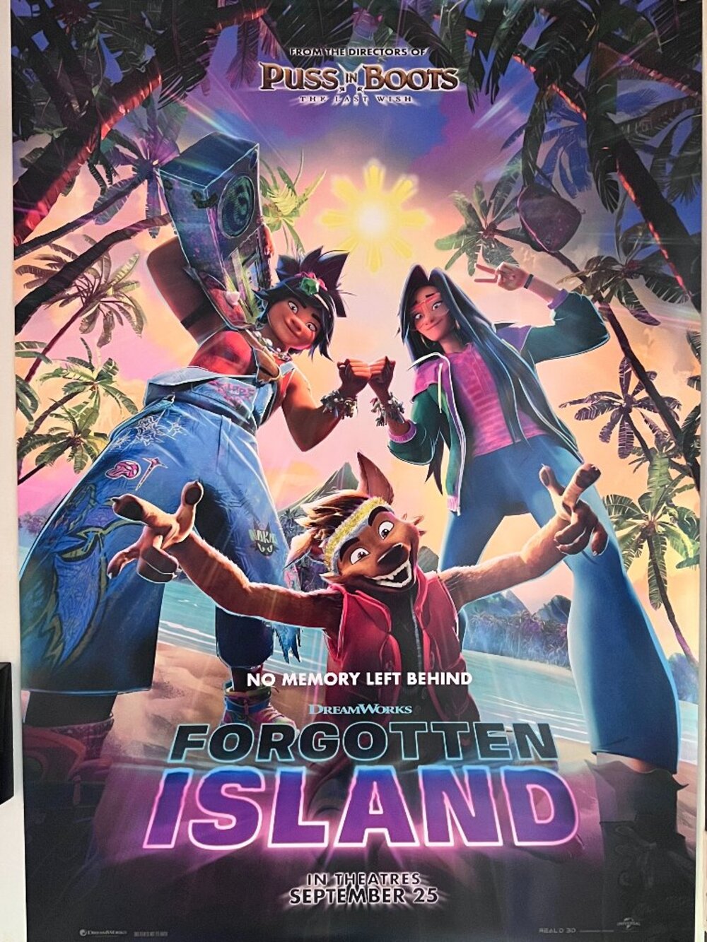 FORGOTTEN ISLAND (2026) - ORIGINAL DOUBLE SIDED MOVIE POSTER